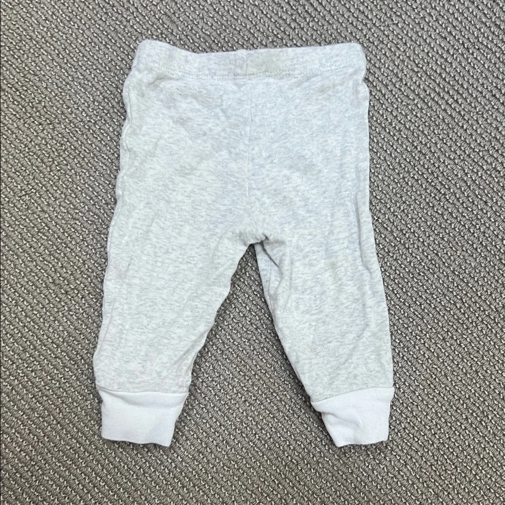 Carter's Gray Leggings with Fun Face Details
